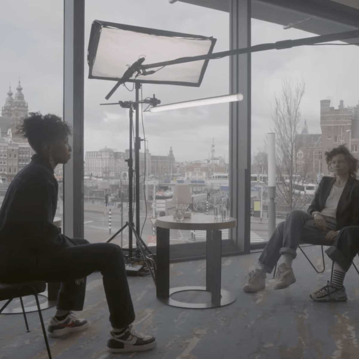 HF in conversation with Boogaerdt/VanderSchoot