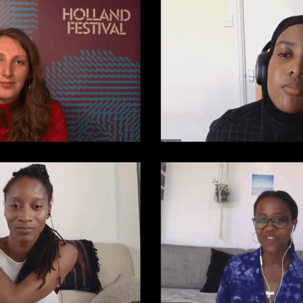 HF in conversation with  Dorothée Munyaneza