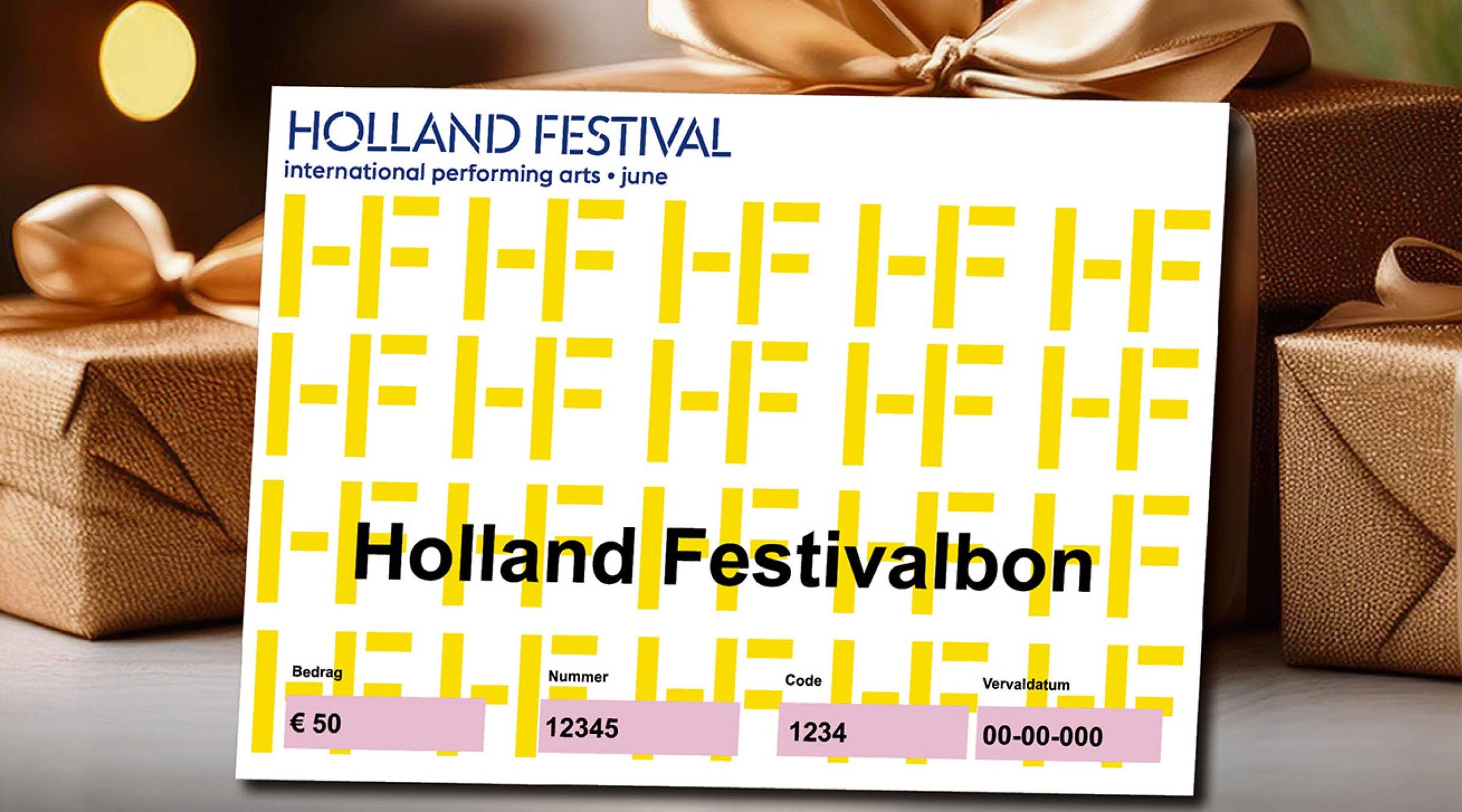 geef een Holland Festivalbon cadeau!
